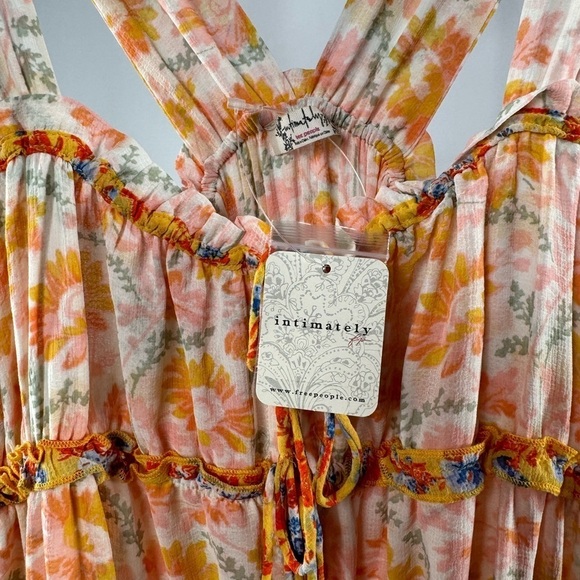 NWT Free People Dance with Me Maxi in Ivory Combo Size‎ Medium - Picture 6 of 11